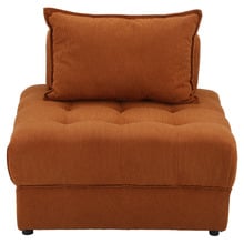 Bettina Corduroy Velvet Armless Lounge Chairs (Set of 2)